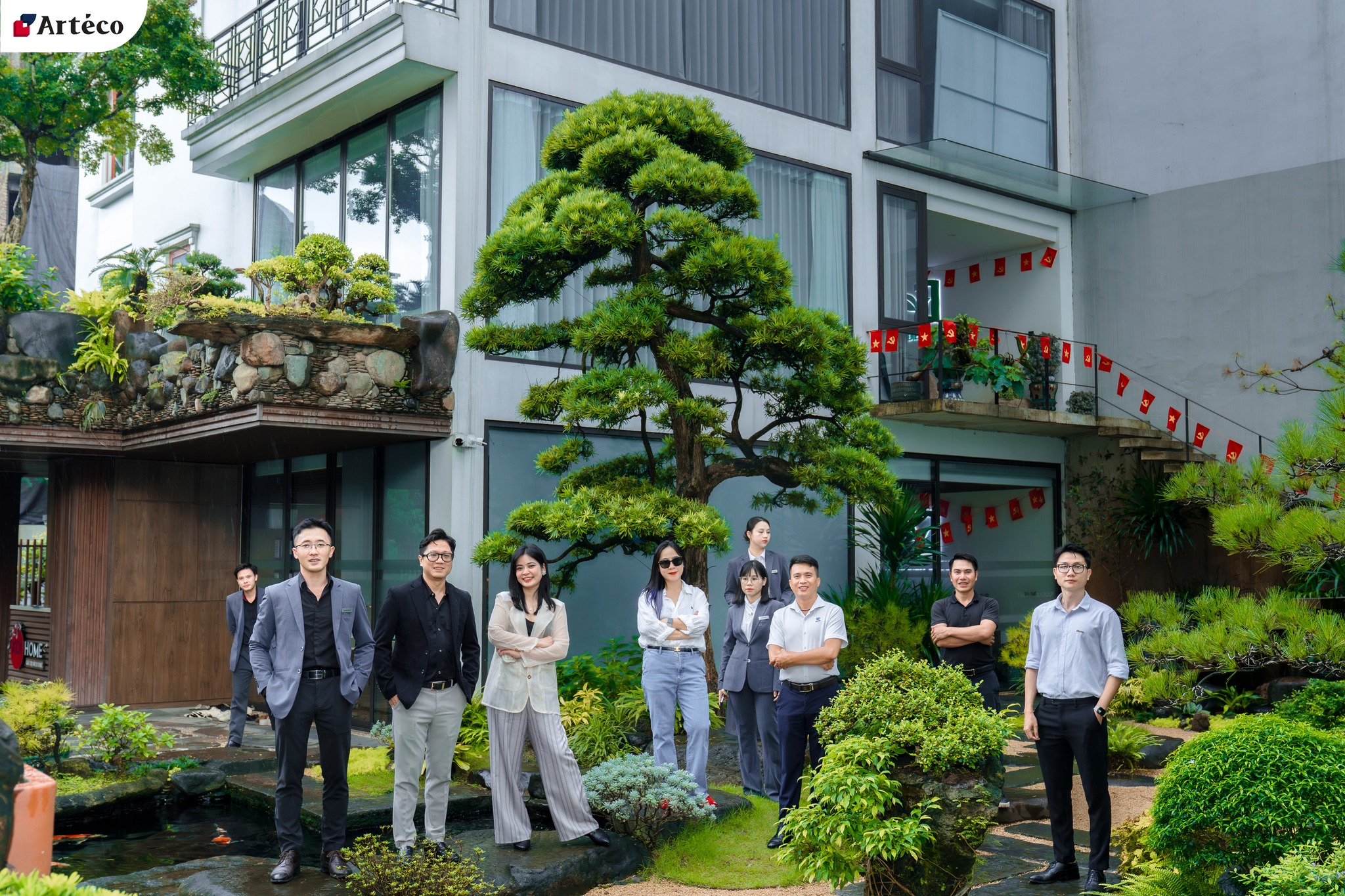 Mẫu sân vườn cho biệt thự kiểu Nhật