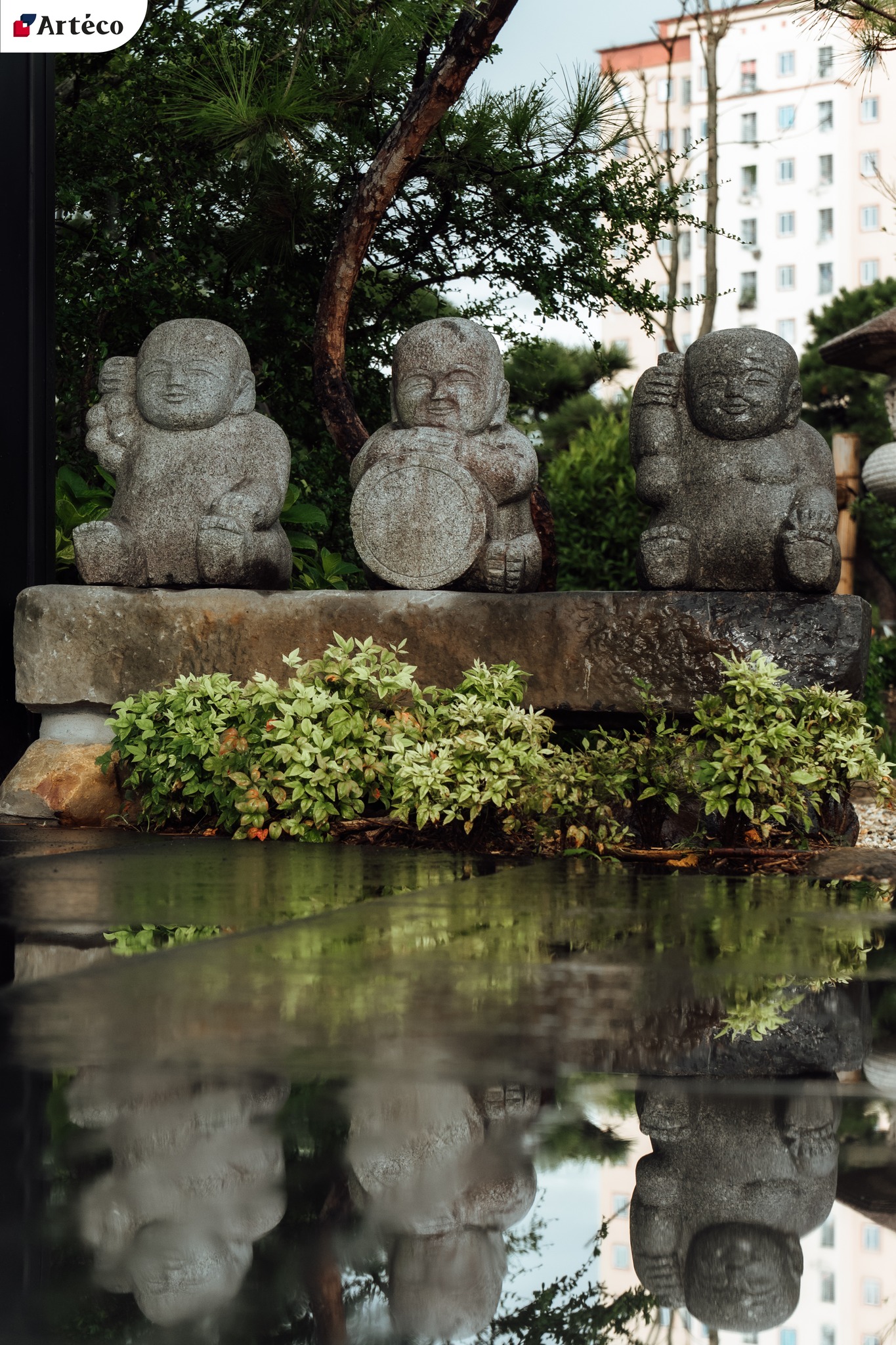 Mẫu thiết kế sân vườn dành cho biệt thự kiểu Nhật