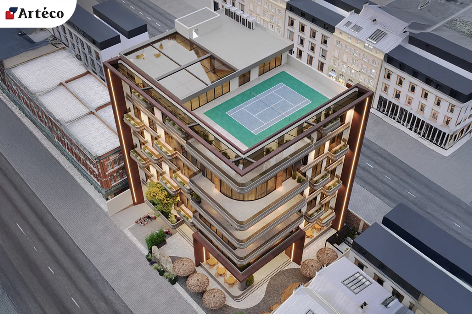 Nhà phố cho thuê làm văn phòng kết hợp kinh doanh khách sạn, giải trí