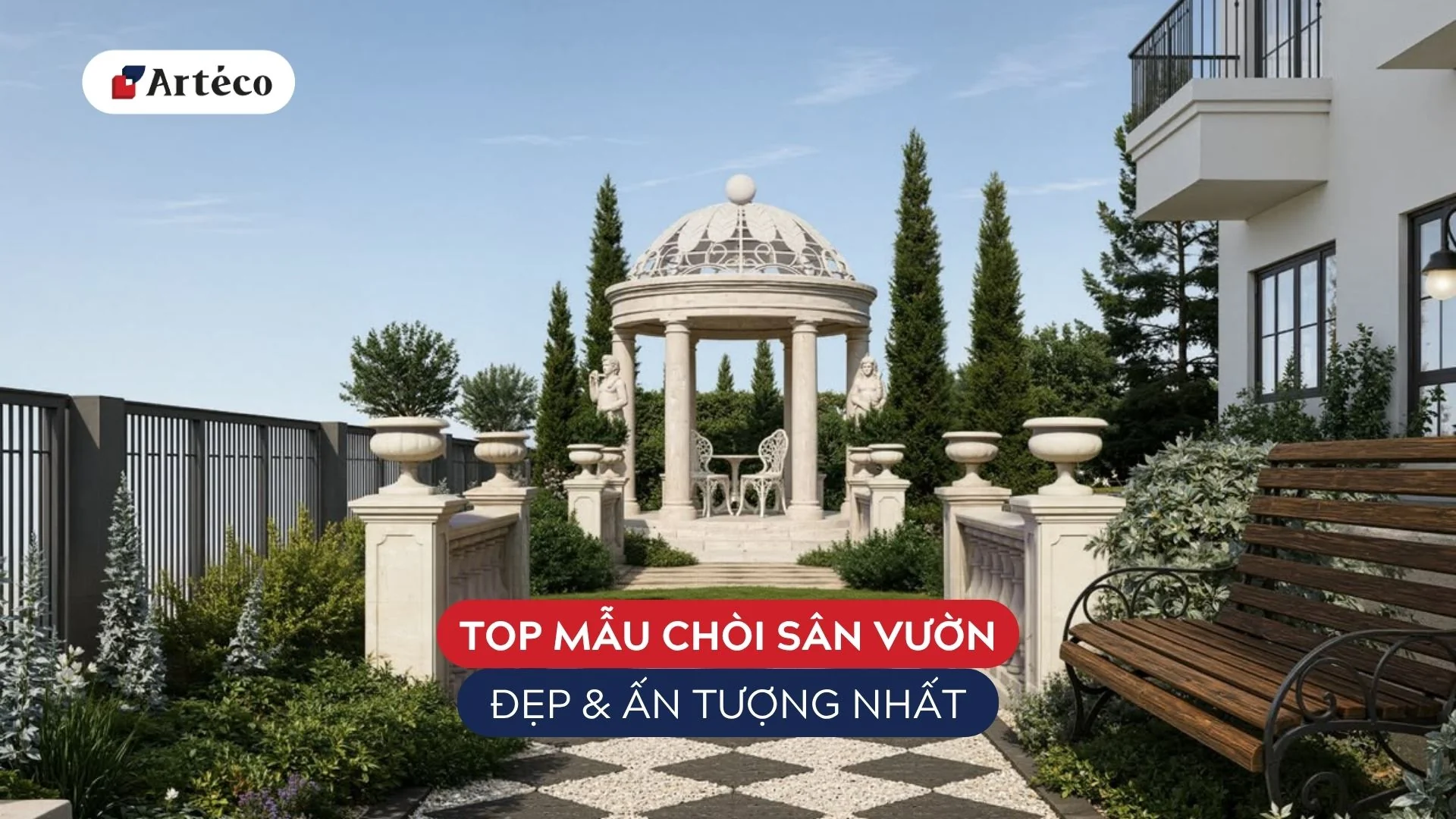 Top các mẫu chòi nghỉ sân vườn đáng tham khảo nhất hiện nay