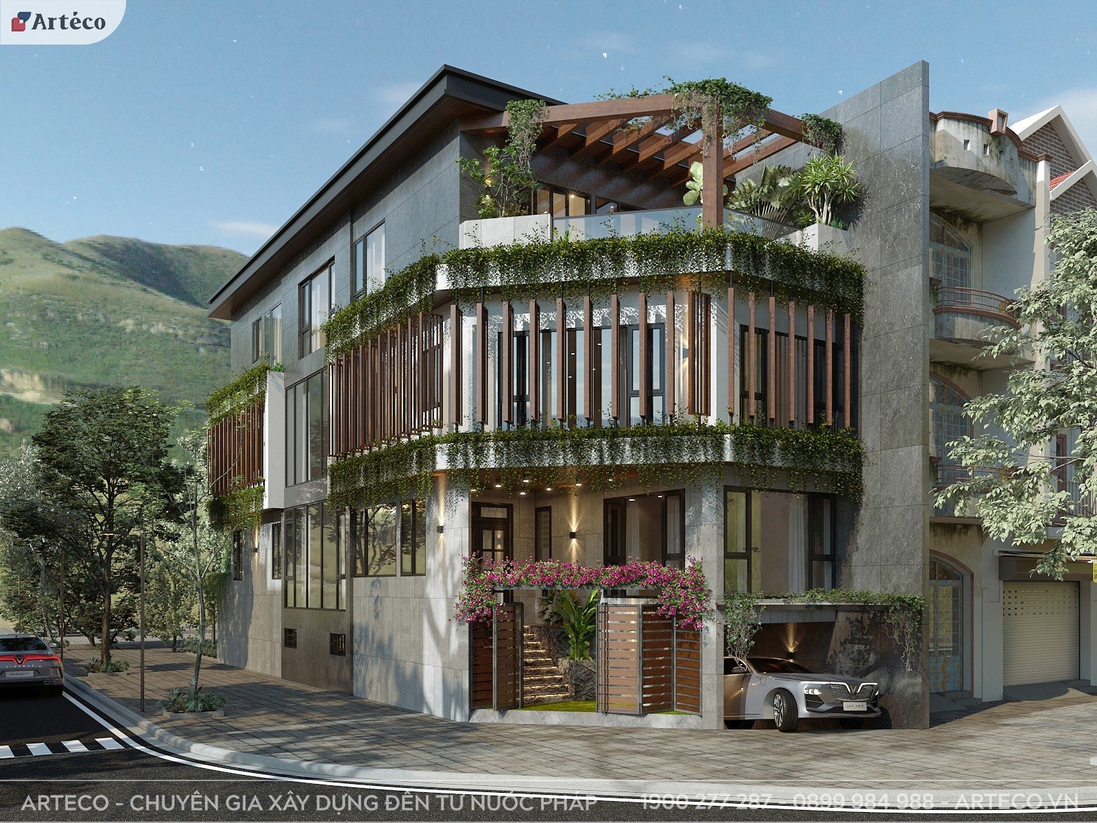 mau-nha-pho-khong-ban-cong-chu-trong-yeu-to-xanh