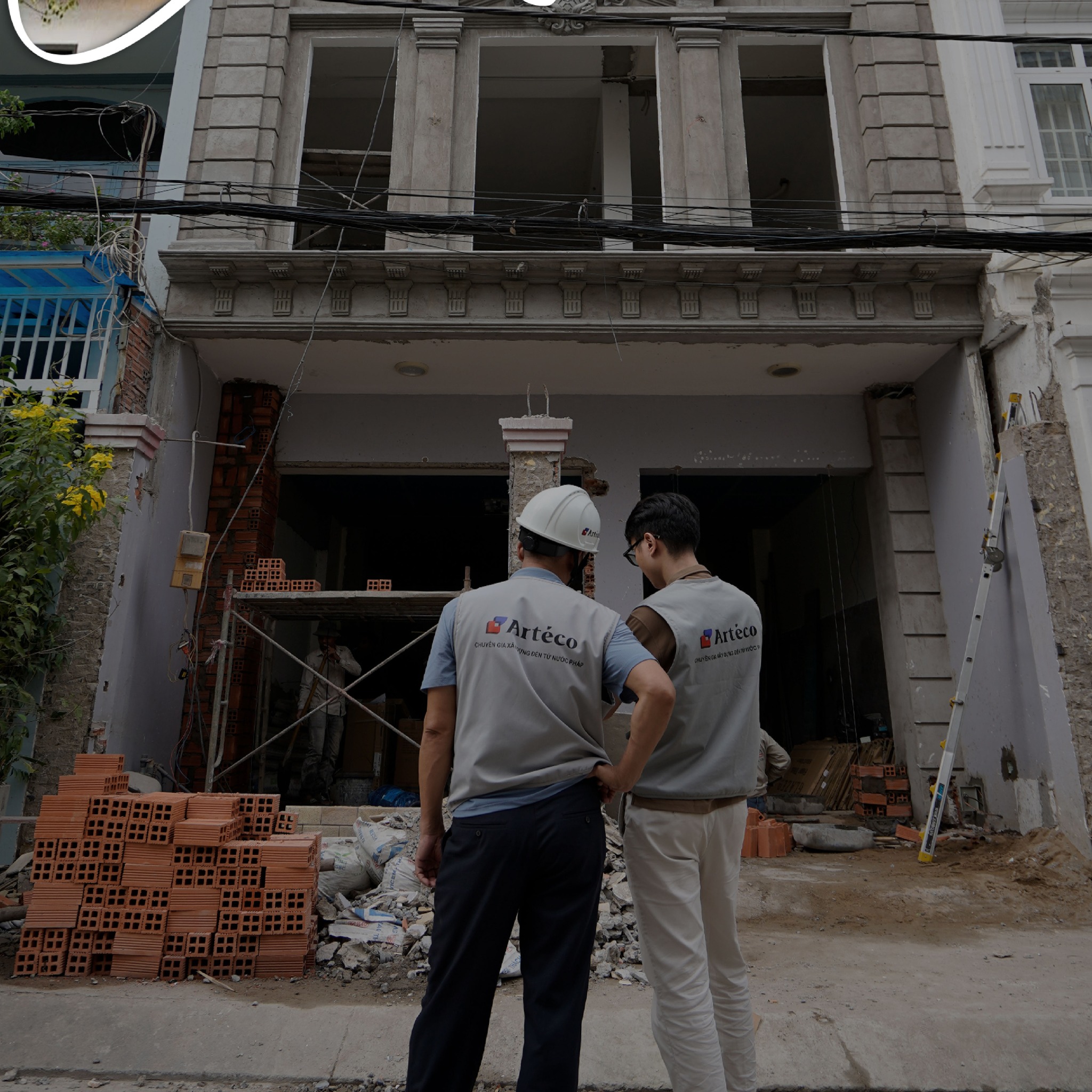 Mẫu nhà phố kiểu Pháp kết hợp cho thuê văn phòng