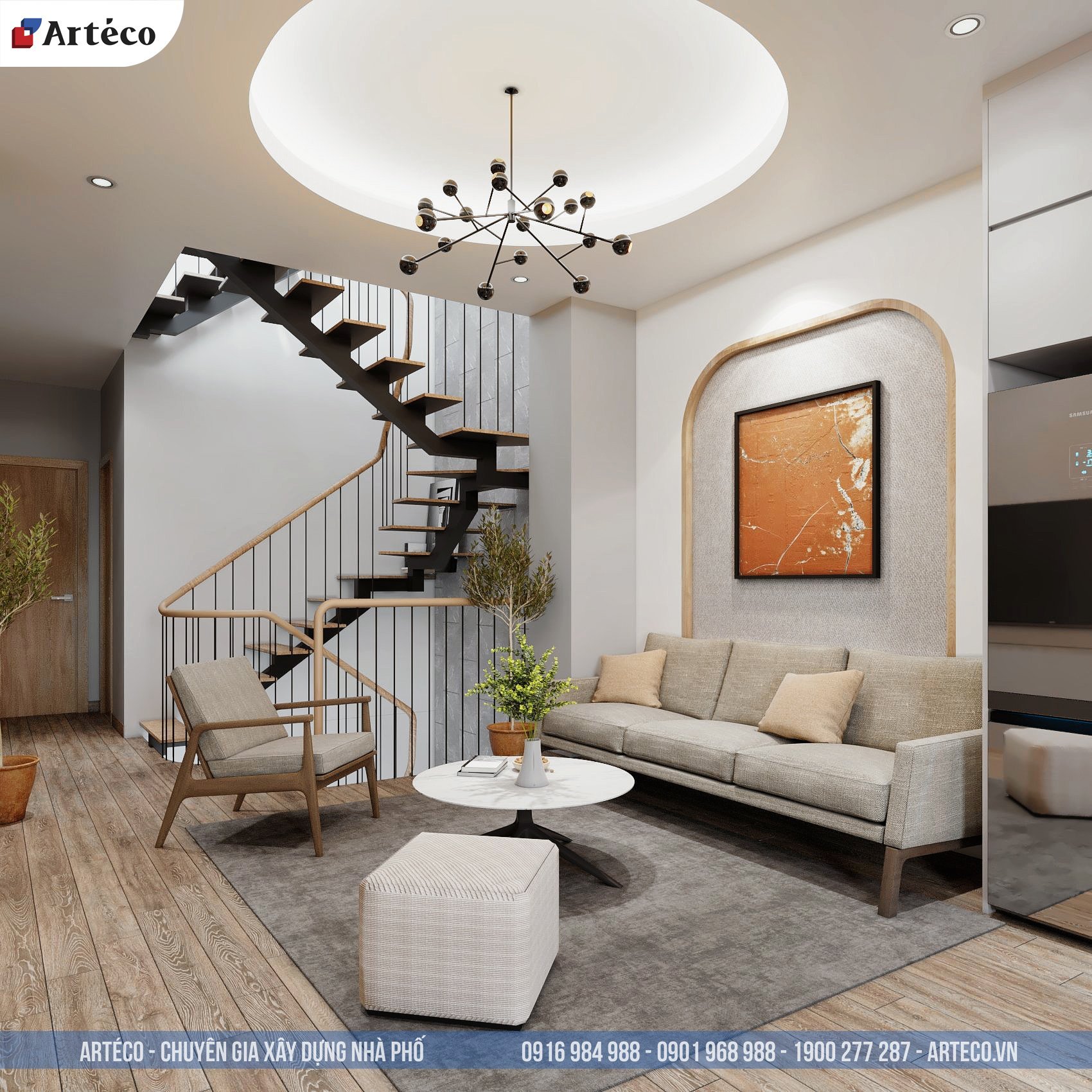 Kích thước chiều cao và chiều rộng mặt bậc cầu thang là bao nhiêu?