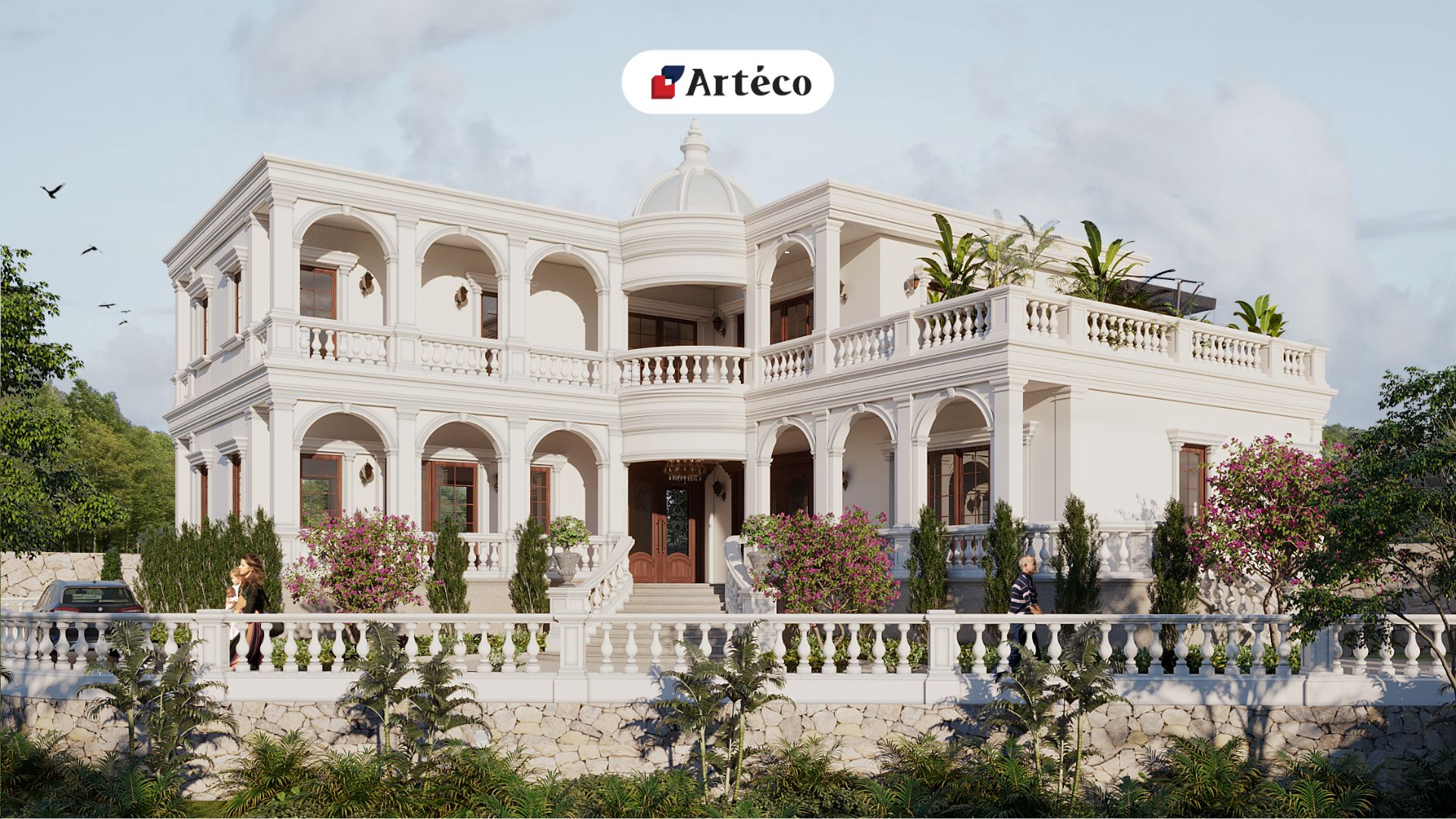 nha-biet-thu-kieu-phap-co-dac-trung-gi