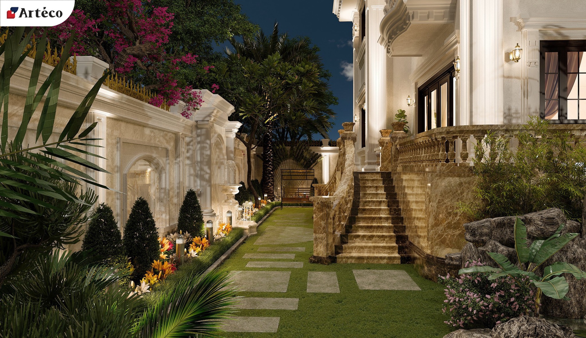 dac-trung-thiet-ke-biet-thu-tan-co-dien