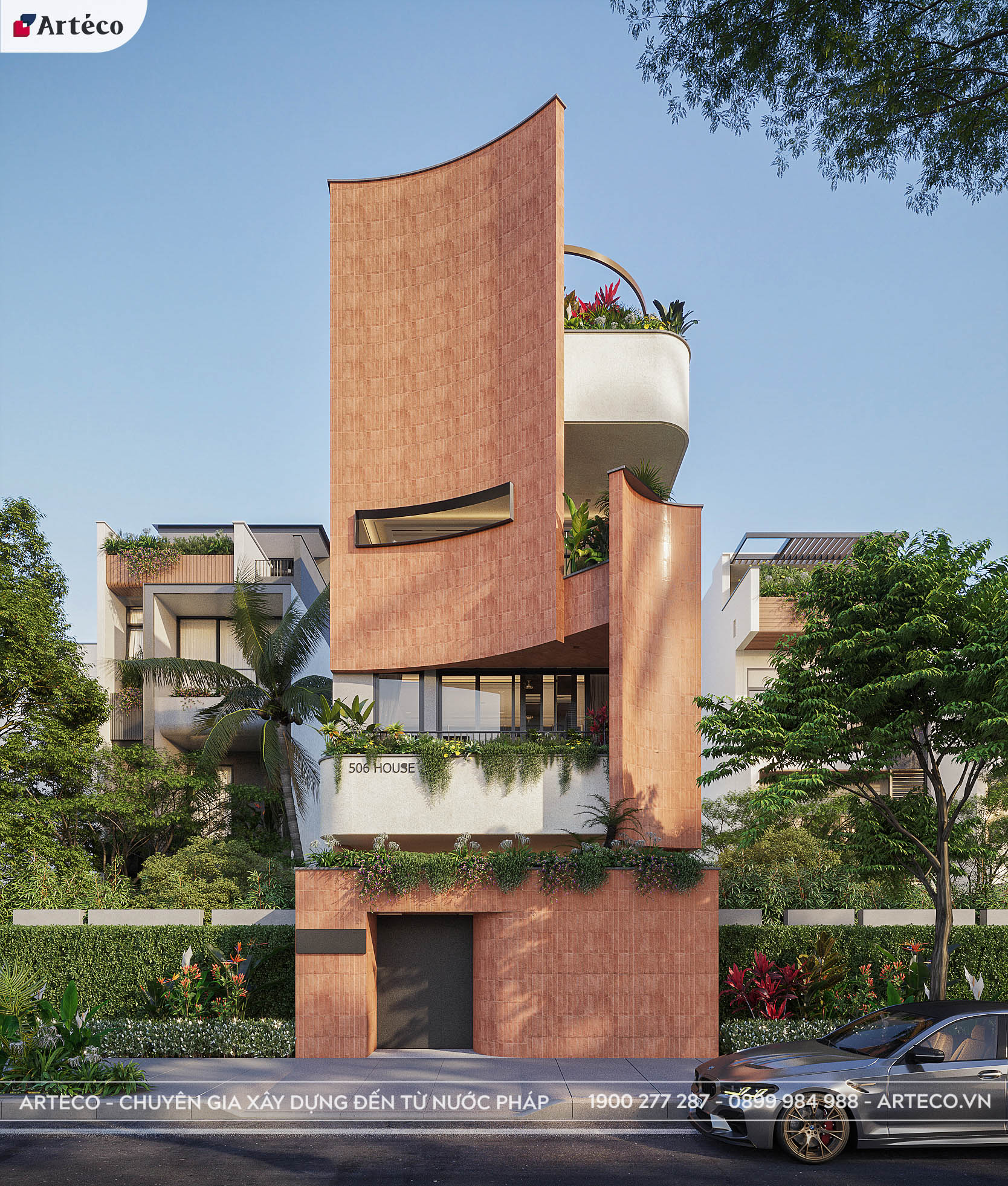 thiet-ke-mat-tien-nha-pho-huong-tay-co-3-tang