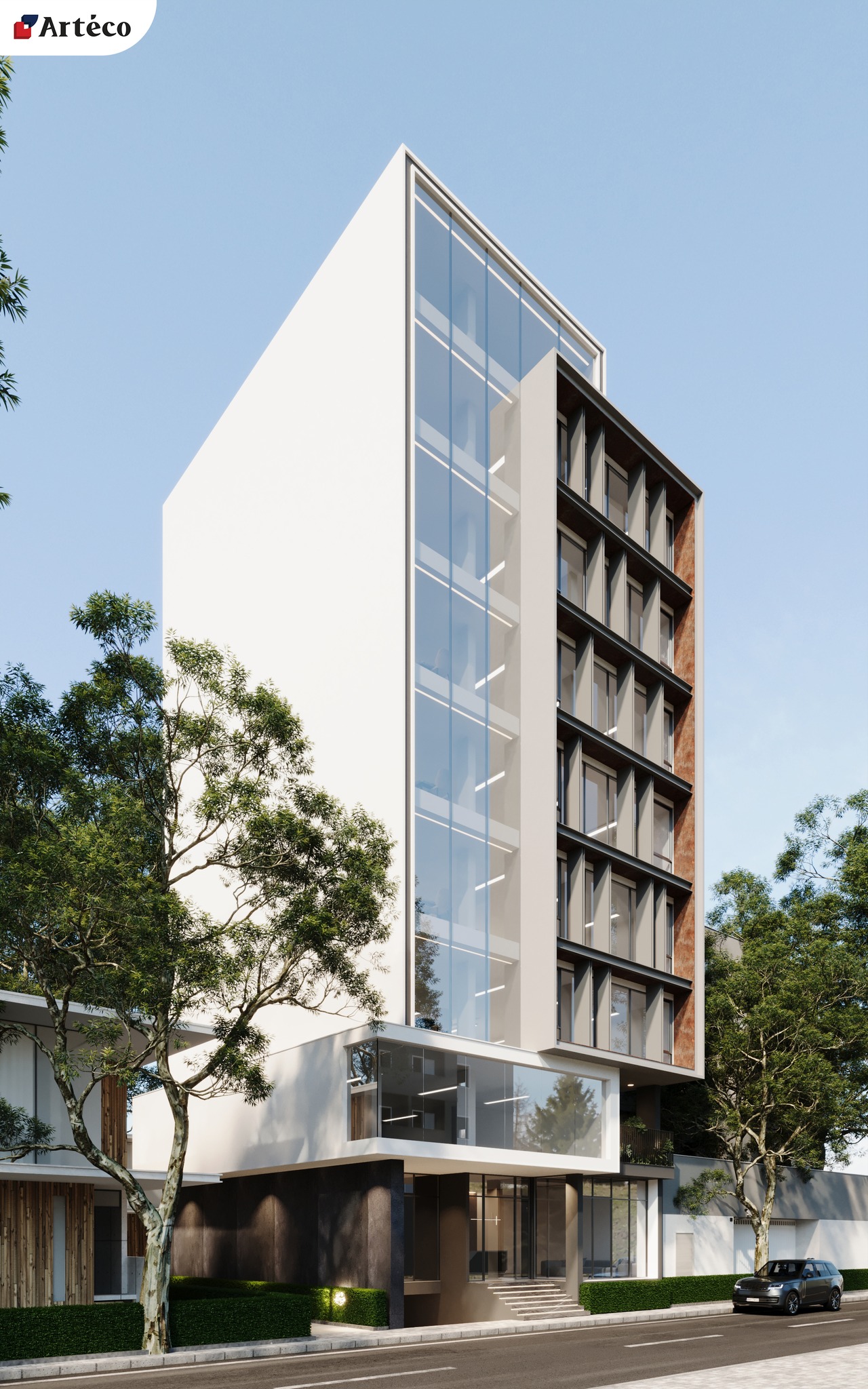 mau-nha-van-phong-7-tang-co-dac-trung-gi