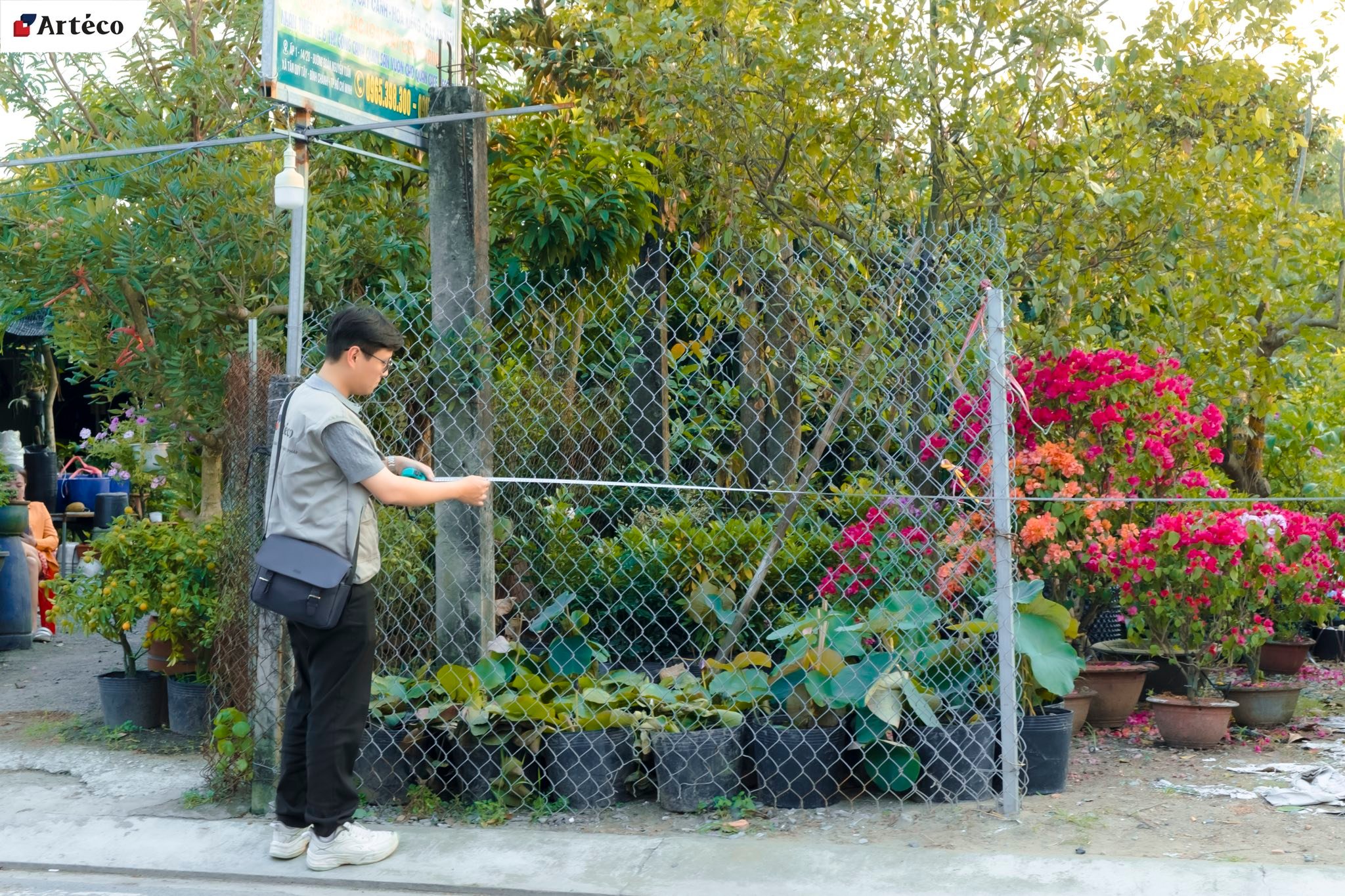 Công trình có mặt tiền lớn và tọa lạc ở vị trí đắc địa