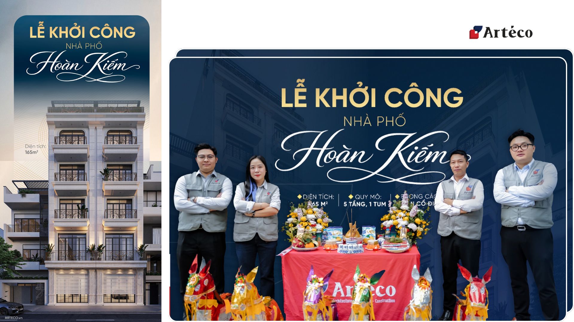 Arteco khởi công nhà phố tại Hoàn Kiếm