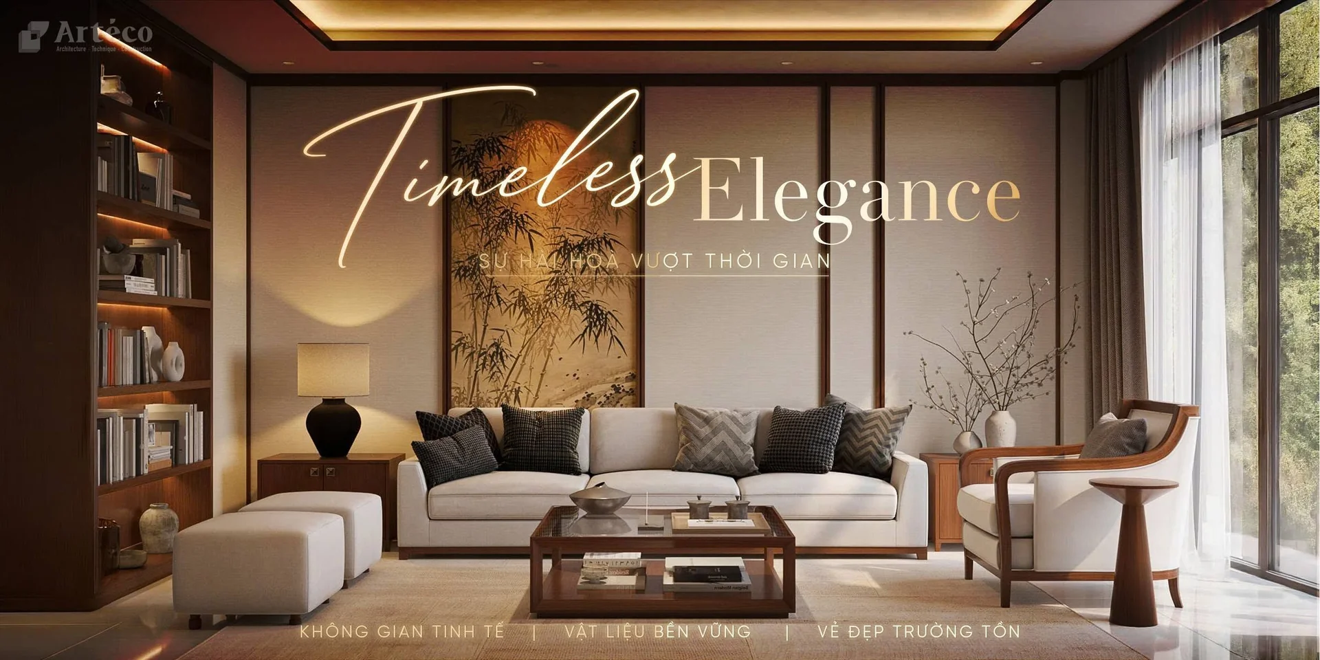 Dự án thiết kế nội thất biệt thự Timeless Elegance